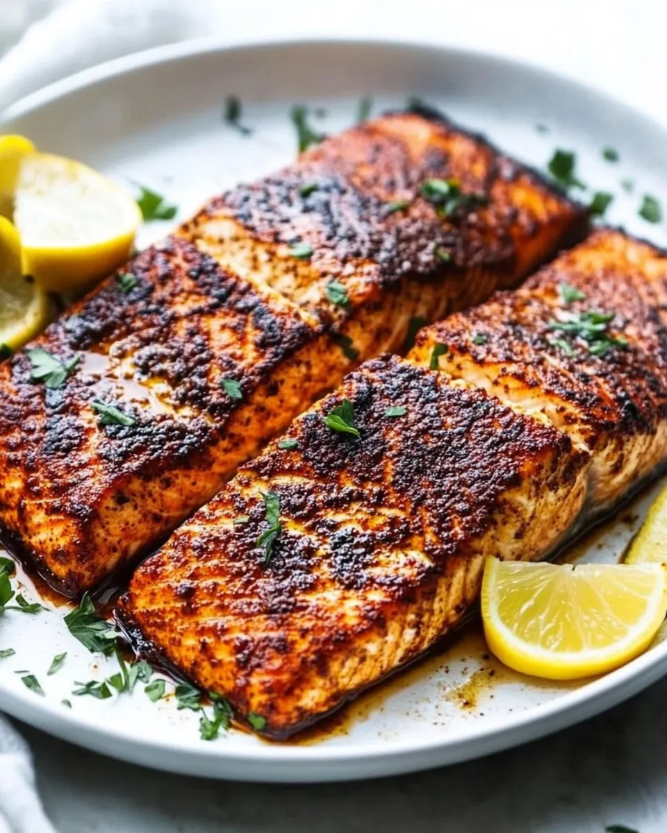 Delicious Easy and Amazing Blackened Salmon dish photo