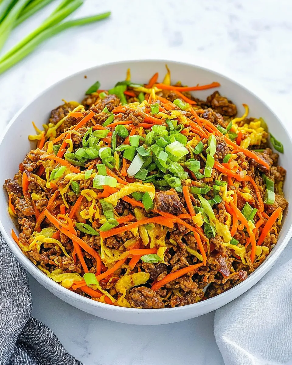 Homemade Egg Roll in a Bowl Recipe photo