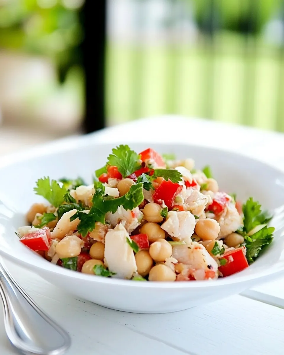 Easy Ensalada de Bacalao (Chickpea and Bacalao Salad) photo