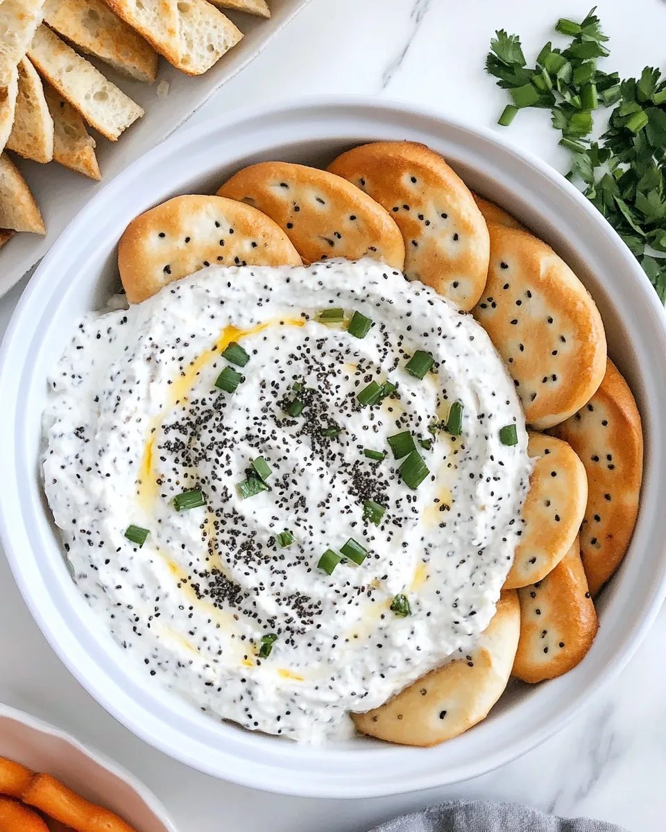 Easy Everything Bagel Dip recipe photo