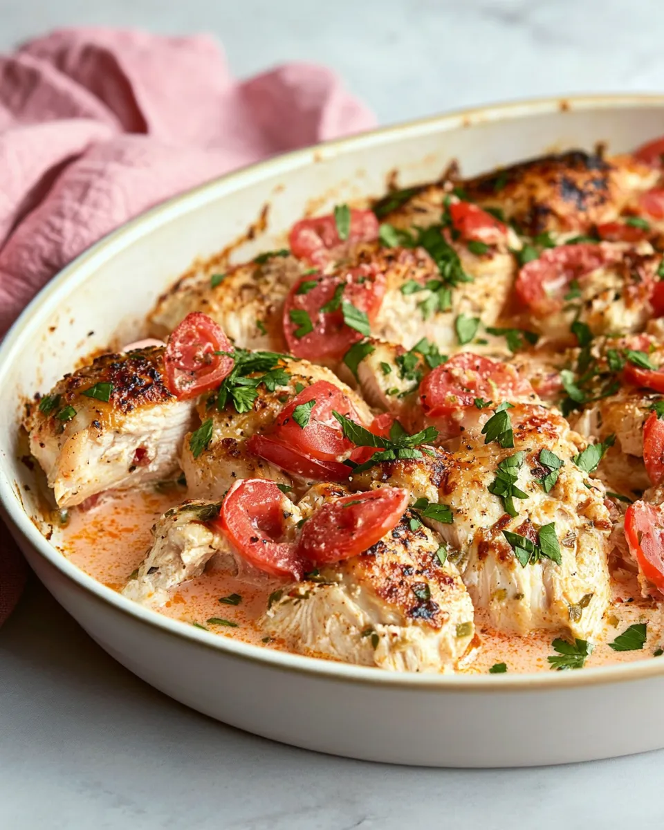 Delicious Feta Chicken Bake shot