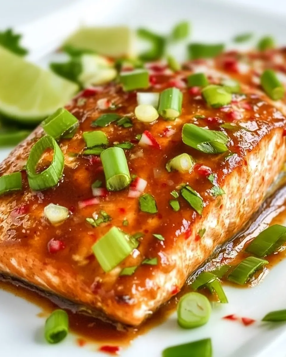 Homemade Firecracker Baked Salmon photo