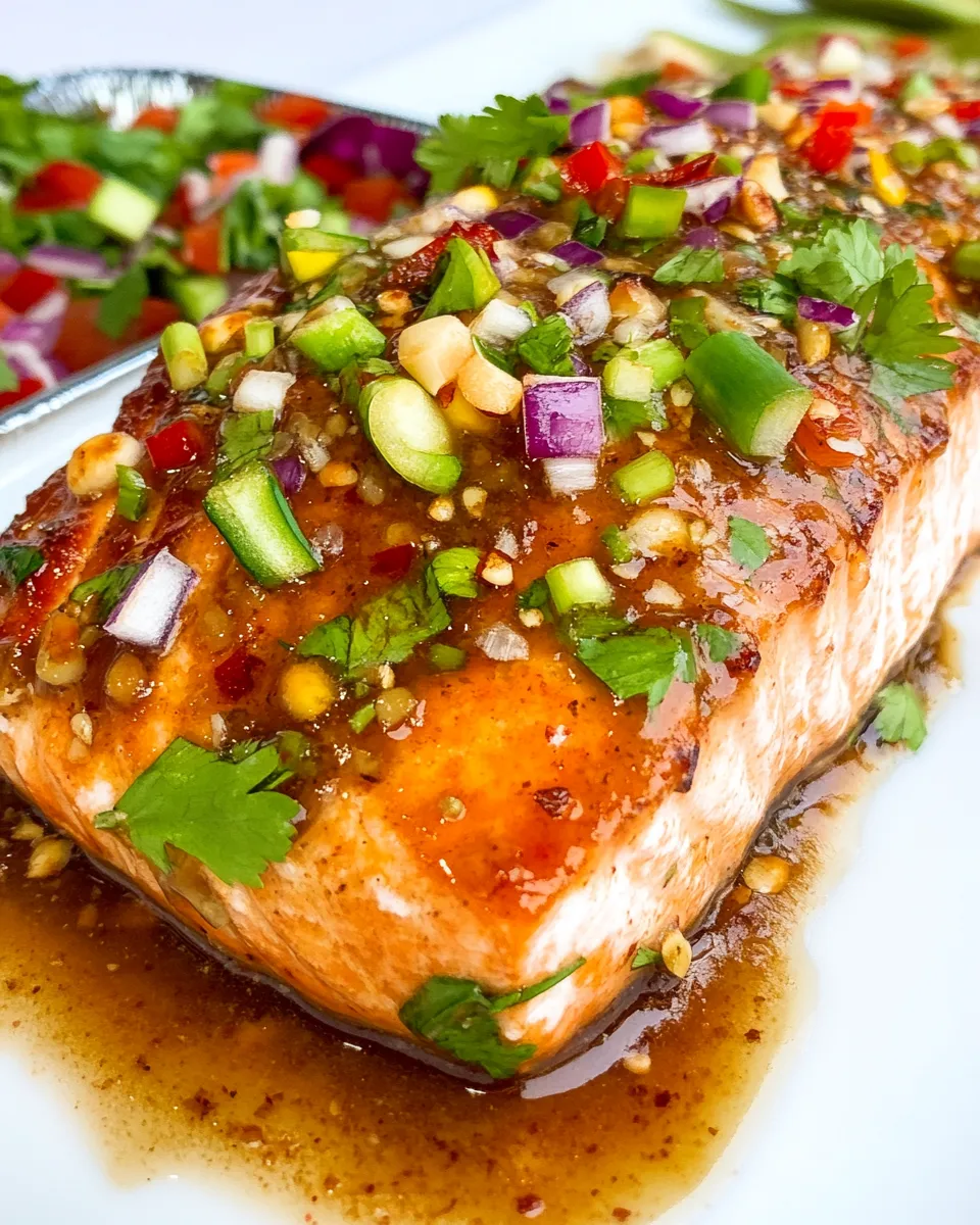 Easy Firecracker Baked Salmon recipe photo