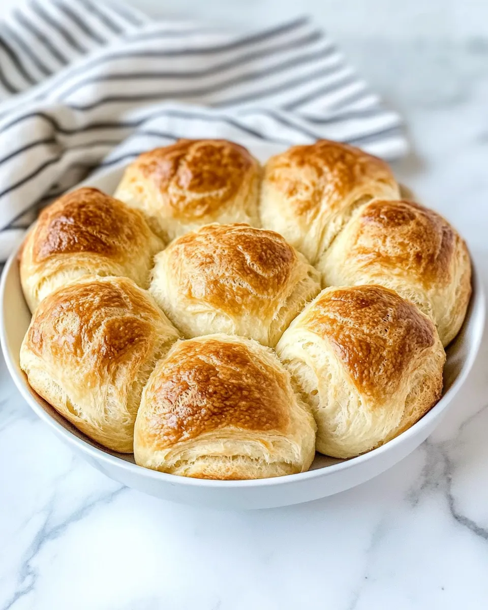 Homemade Flaky Dinner Rolls photo