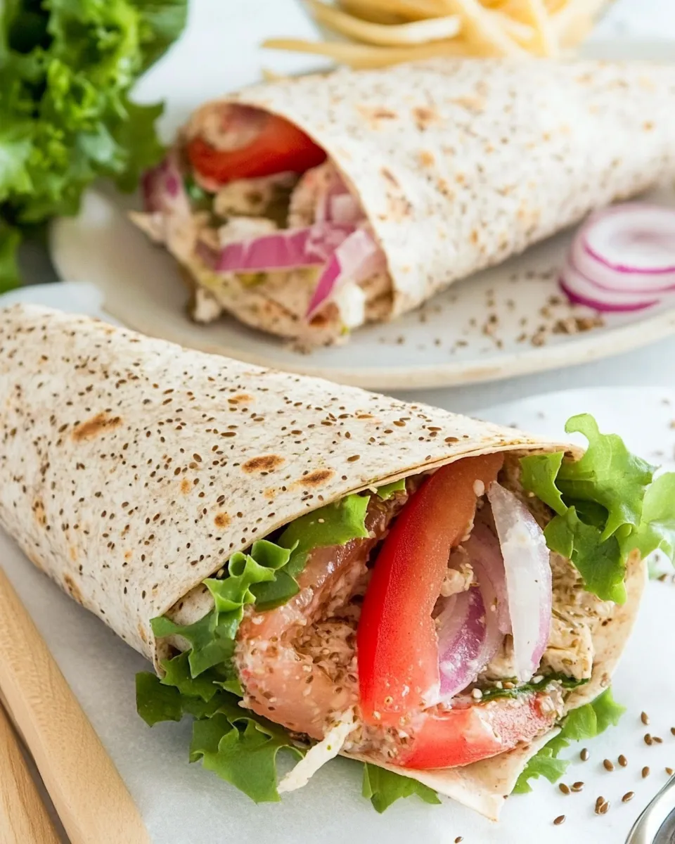Delicious Flaxseed Wraps (4 Ingredients!) recipe photo