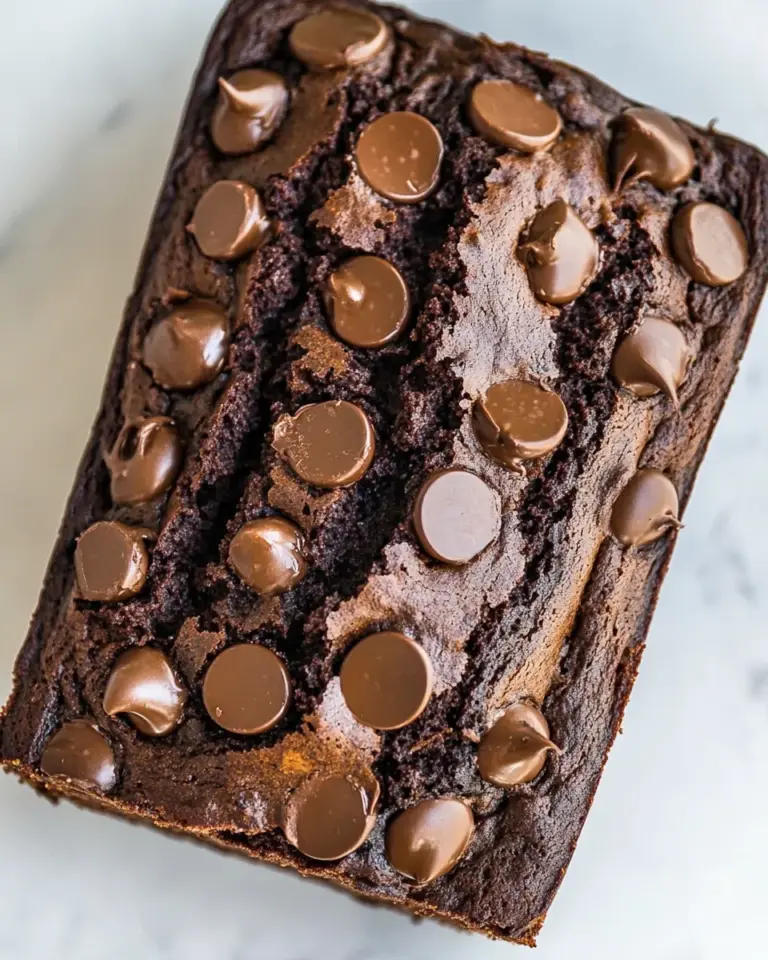 Homemade Flourless Chocolate Black Bean Banana Bread photo