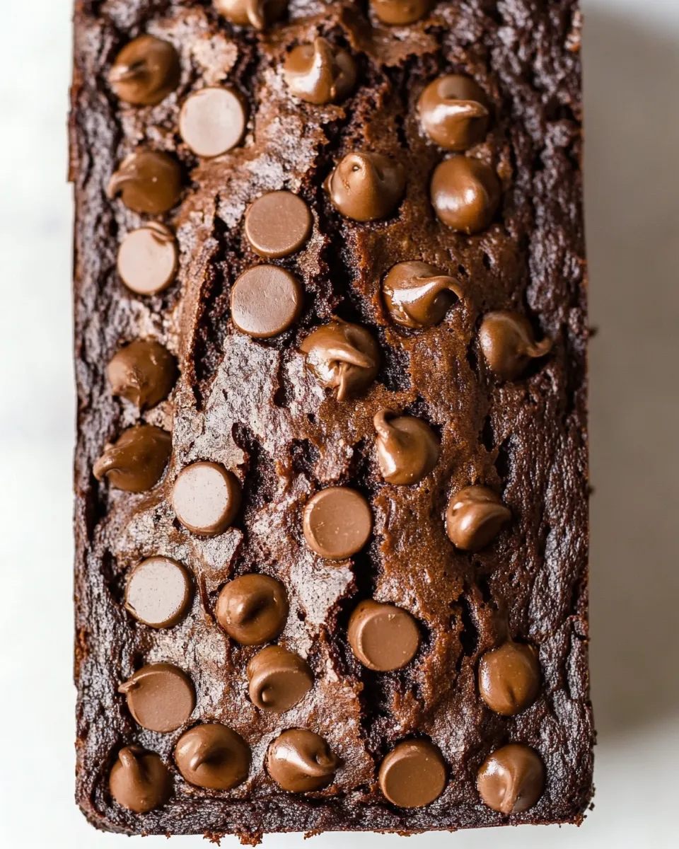 Delicious Flourless Chocolate Black Bean Banana Bread image