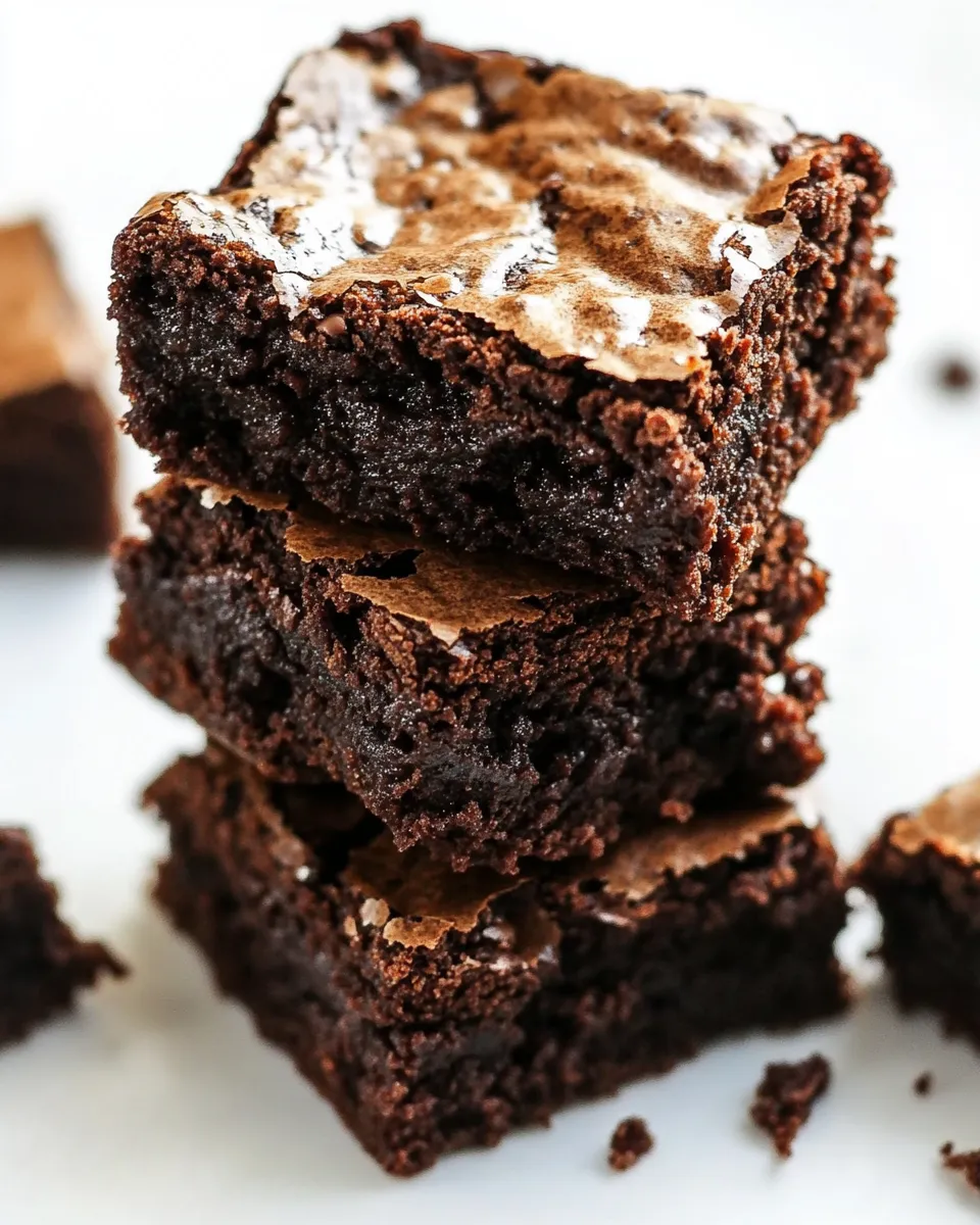 Delicious Flourless Chocolate Brownies image