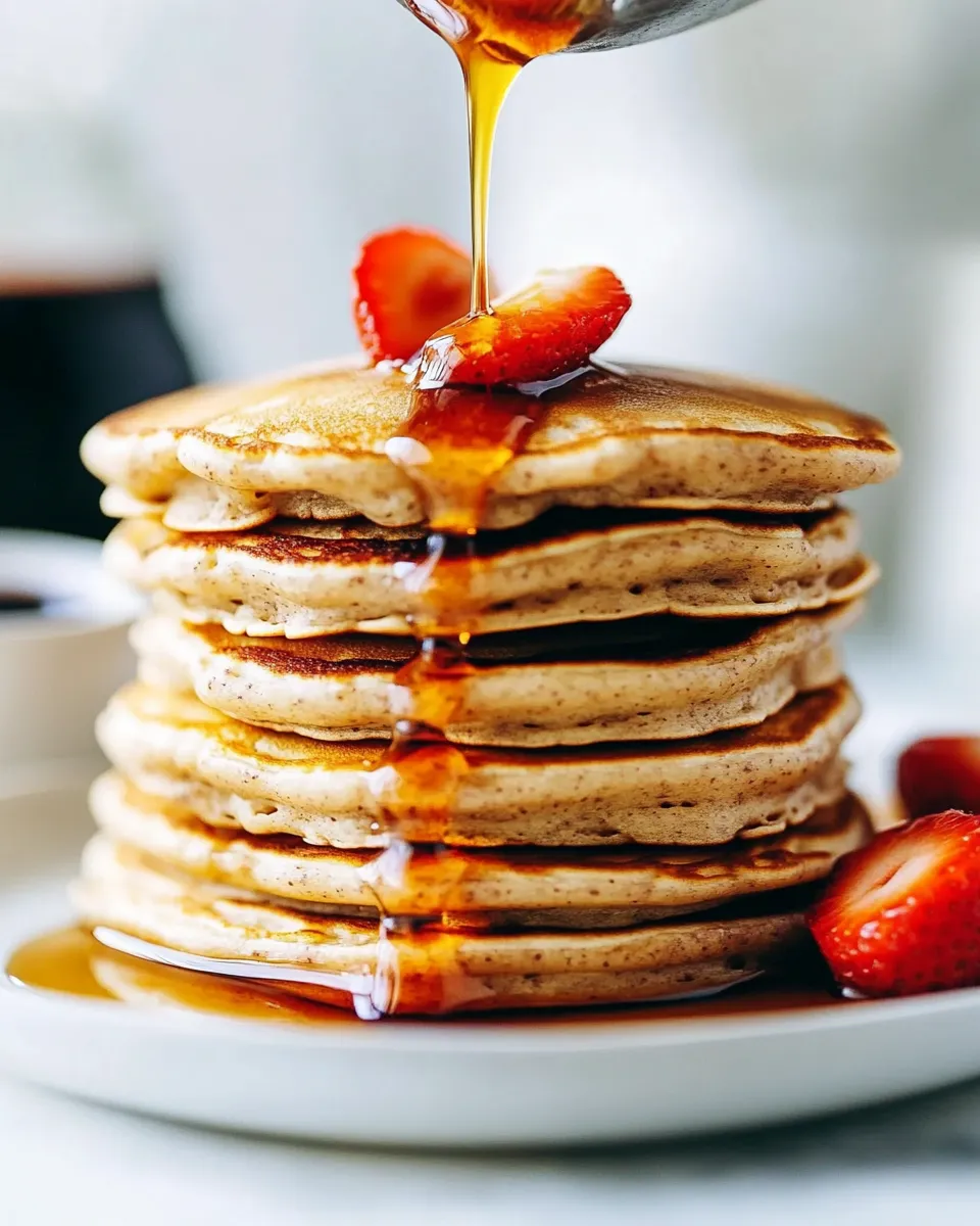 Easy Fluffy Whole Wheat Pancakes recipe photo