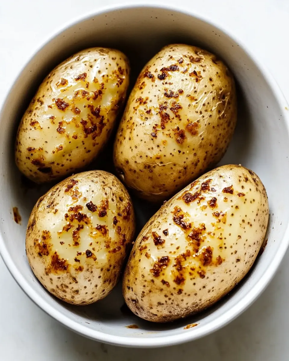 Quick Foolproof Instant Pot Baked Potatoes shot