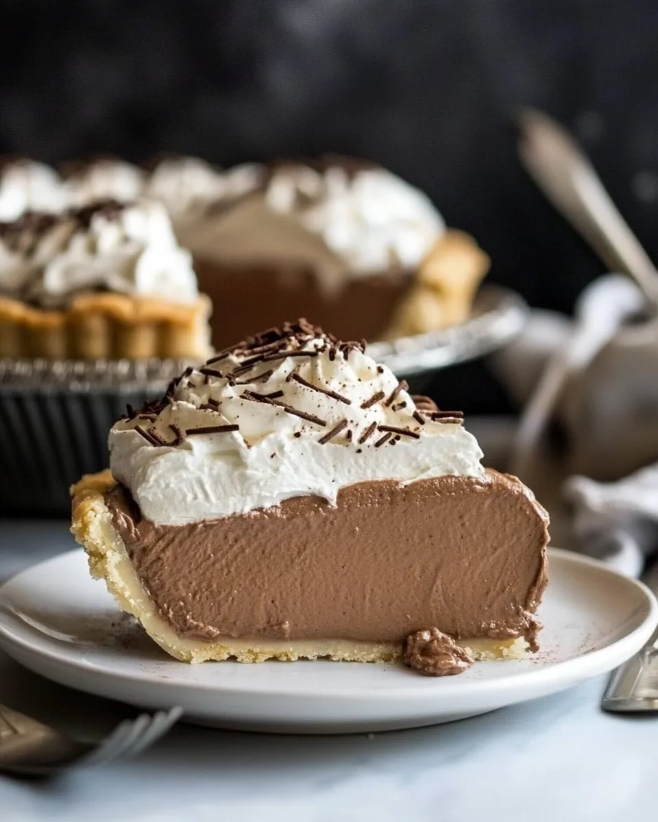 Homemade French Silk Pie Recipe photo