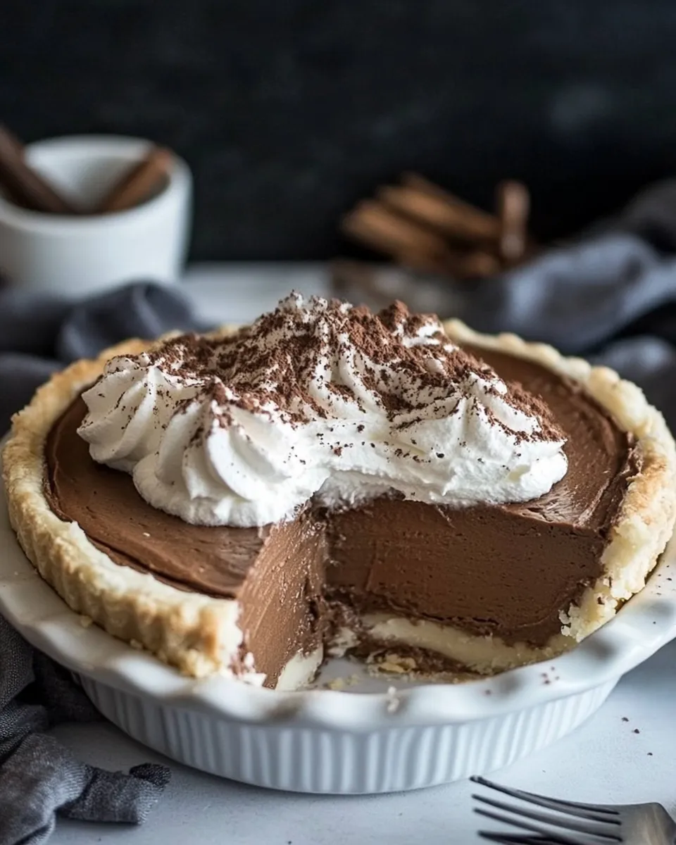 Delicious French Silk Pie Recipe dish photo