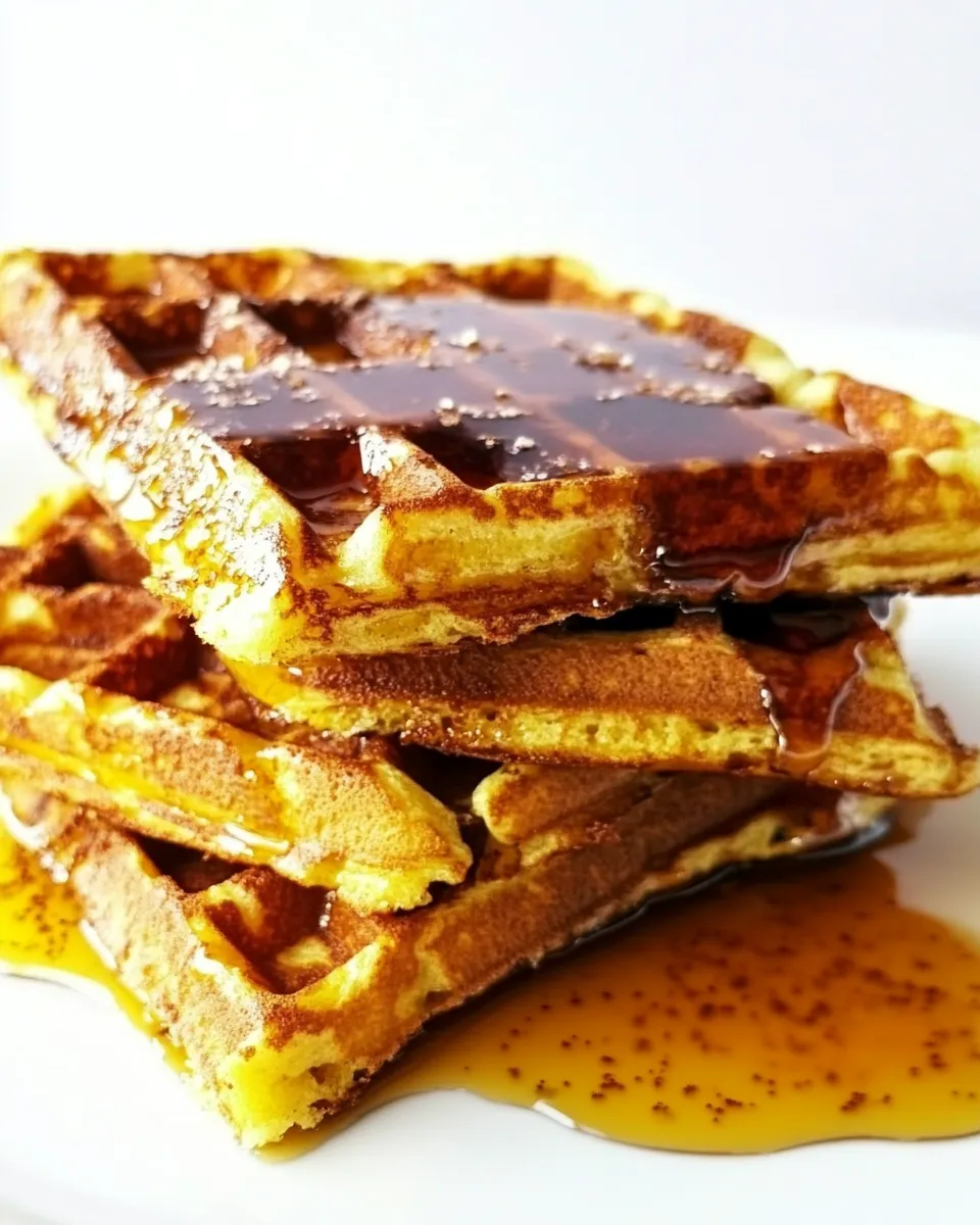 Homemade French Toast Waffles photo