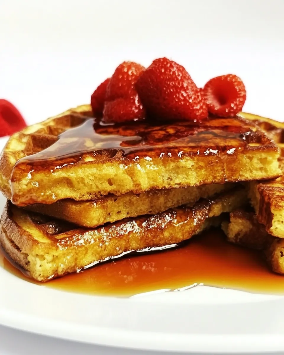 Easy French Toast Waffles recipe photo