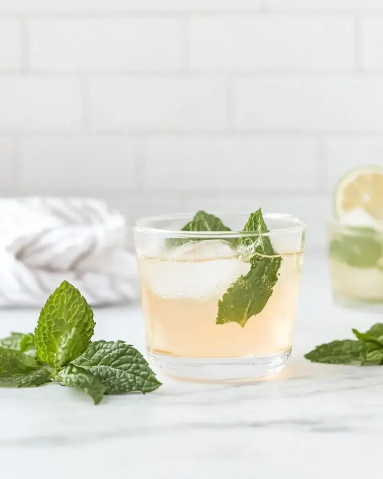 Homemade Fresh Mint Tea Recipe (Hot or Iced) image