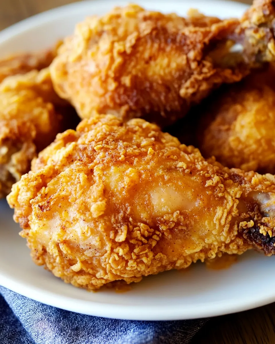 Delicious Fried Chicken shot