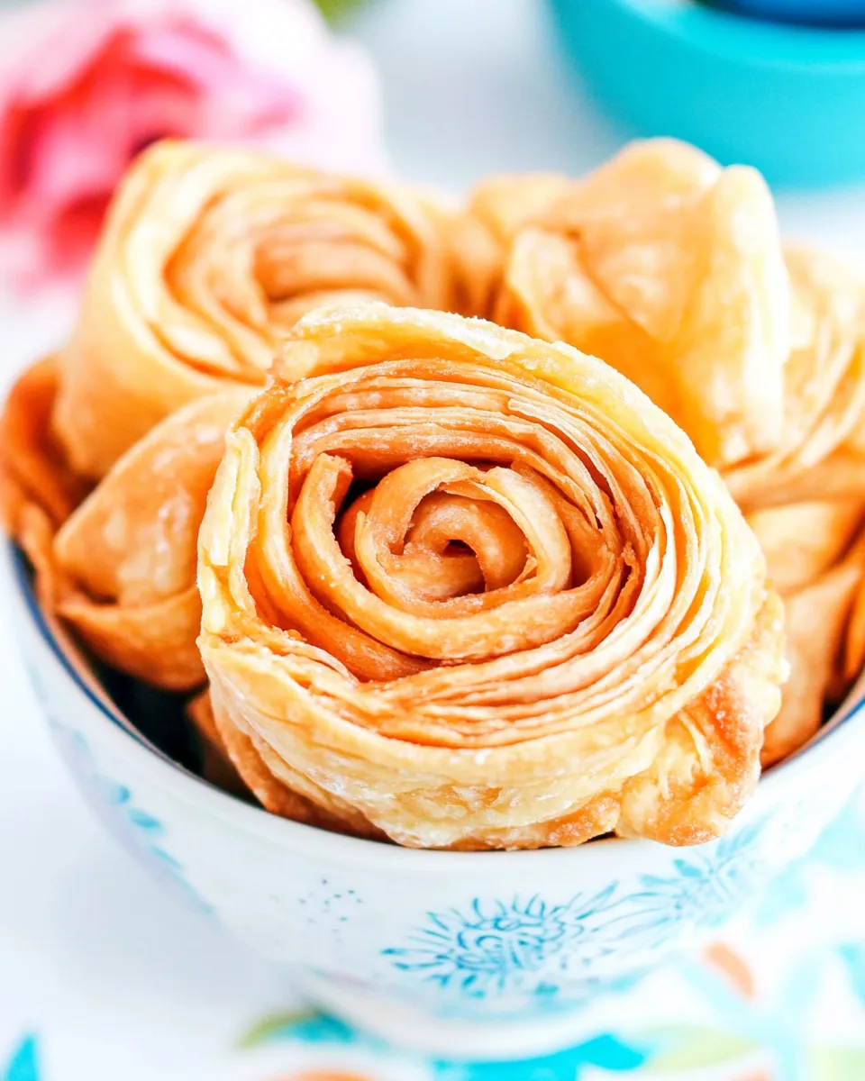 Homemade Fried Dough Roses Recipe Carnival Roses photo