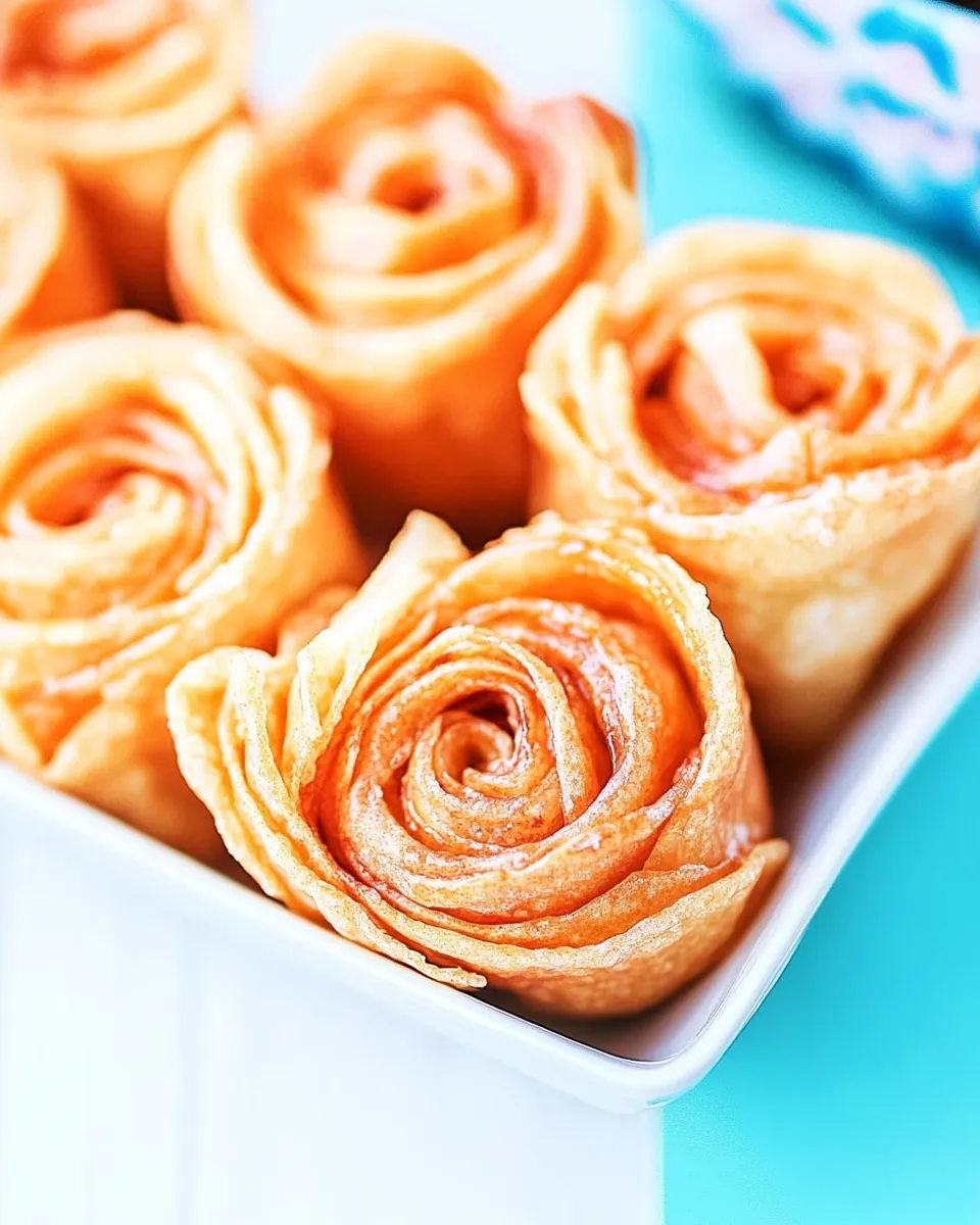 Classic Fried Dough Roses Recipe Carnival Roses image