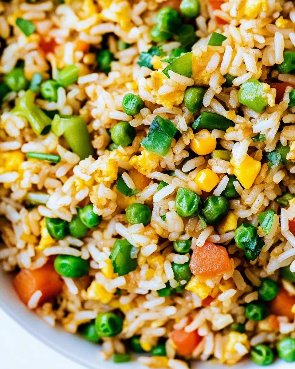 Easy Fried Rice Recipe shot