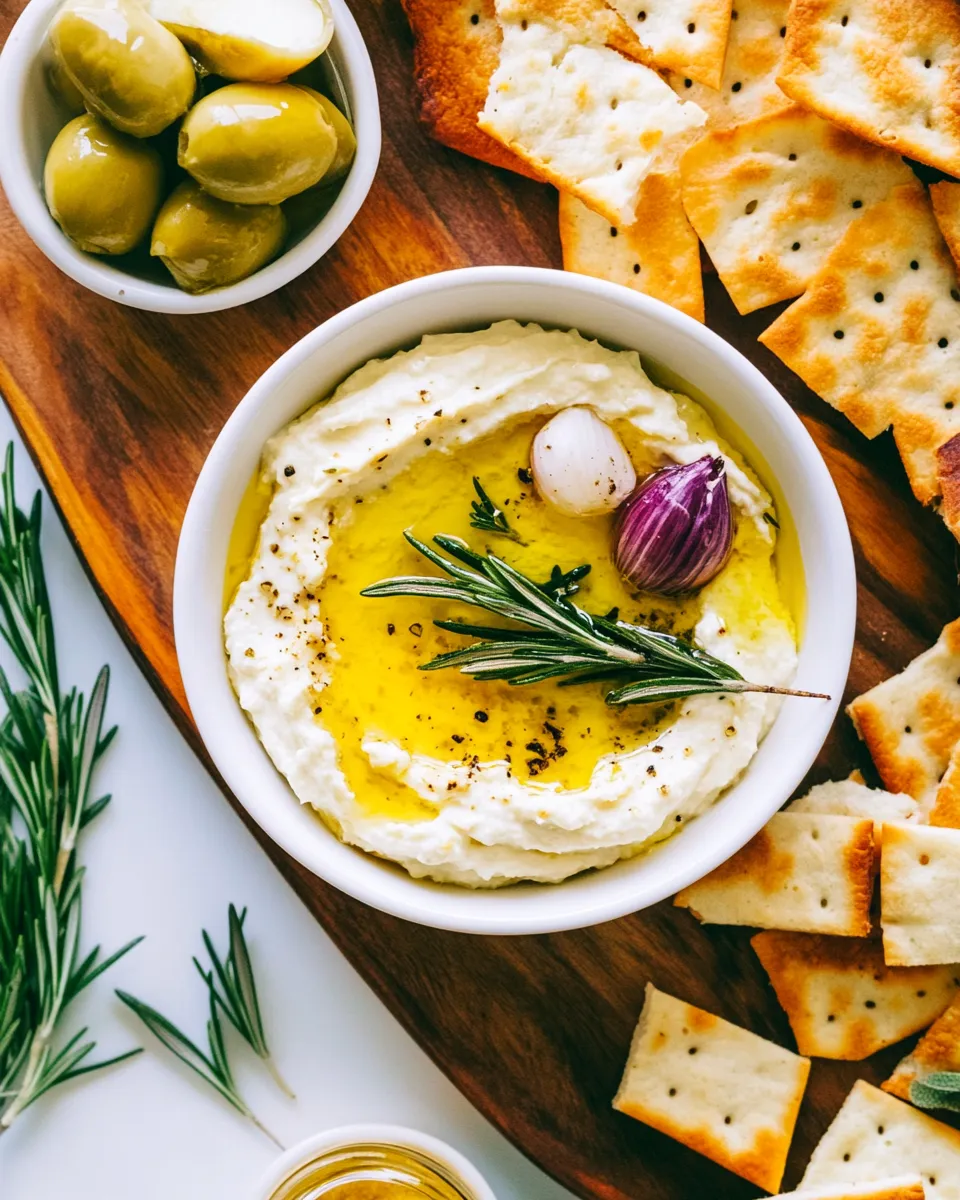 Easy Fried Rosemary and Garlic Dip Recipe photo