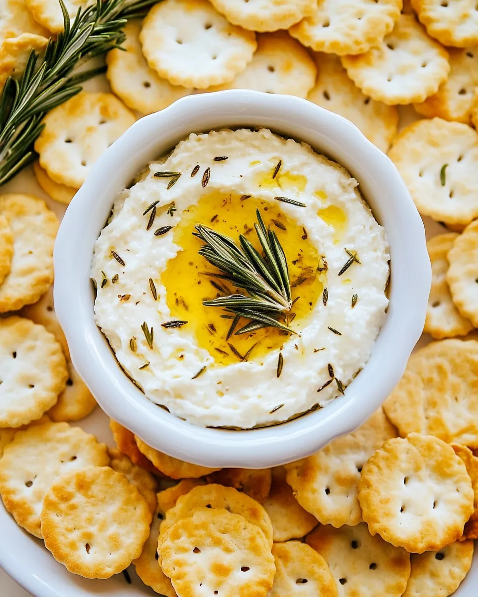 Classic Fried Rosemary and Garlic Dip Recipe shot