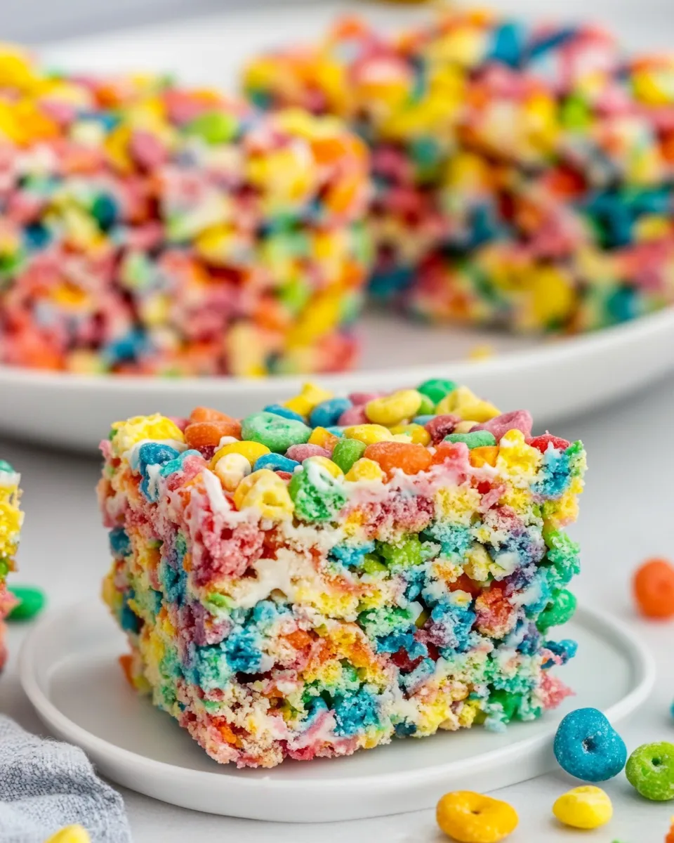 Classic Fruity Pebble Treats image