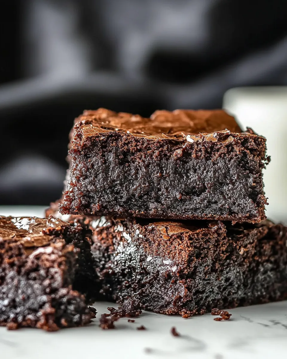 Homemade Fudgy Cocoa Brownies photo