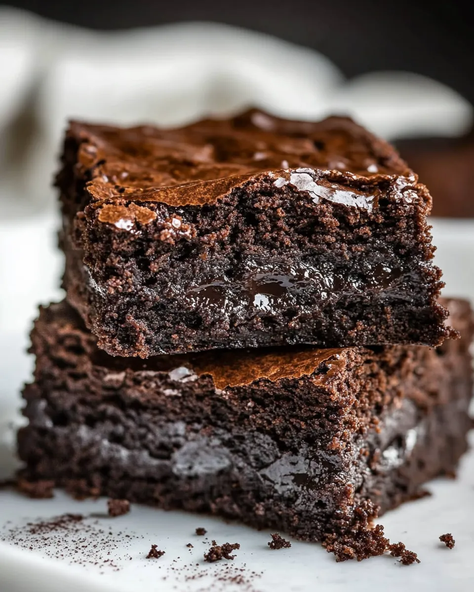 Classic Fudgy Cocoa Brownies image