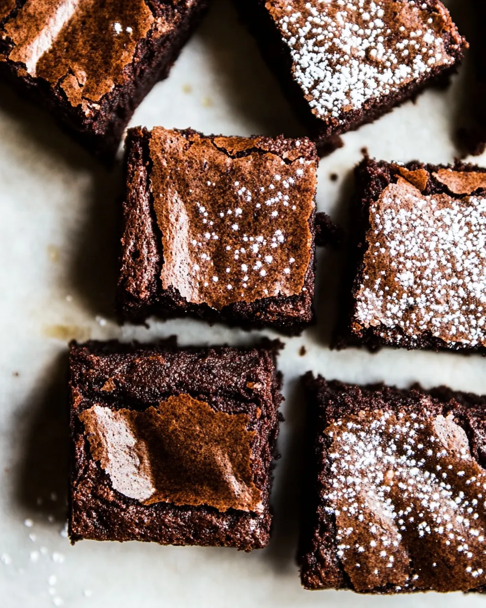 Classic Fudgy Keto Brownies (with Vegan Option) image
