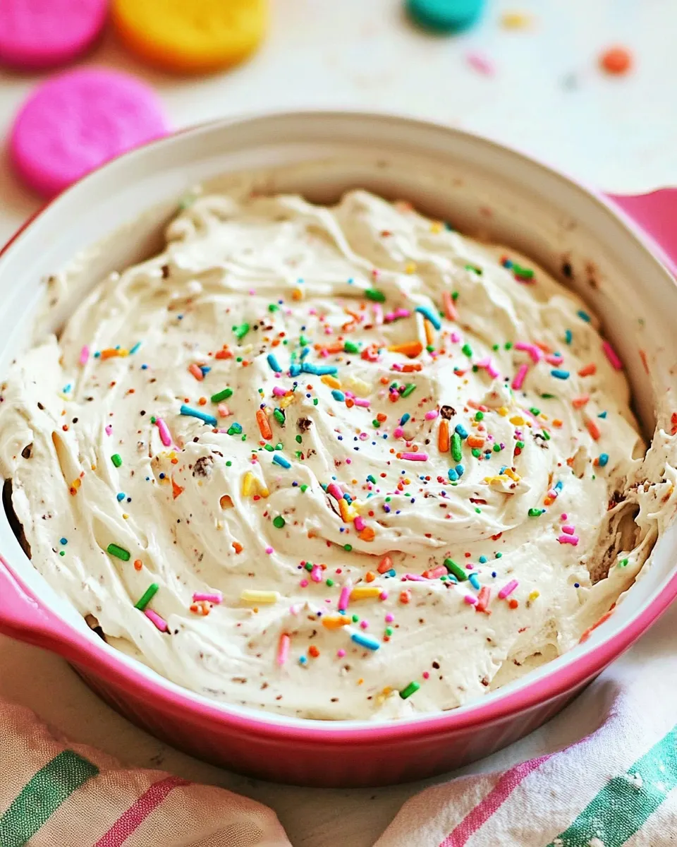Delicious Funfetti Cake Dip image