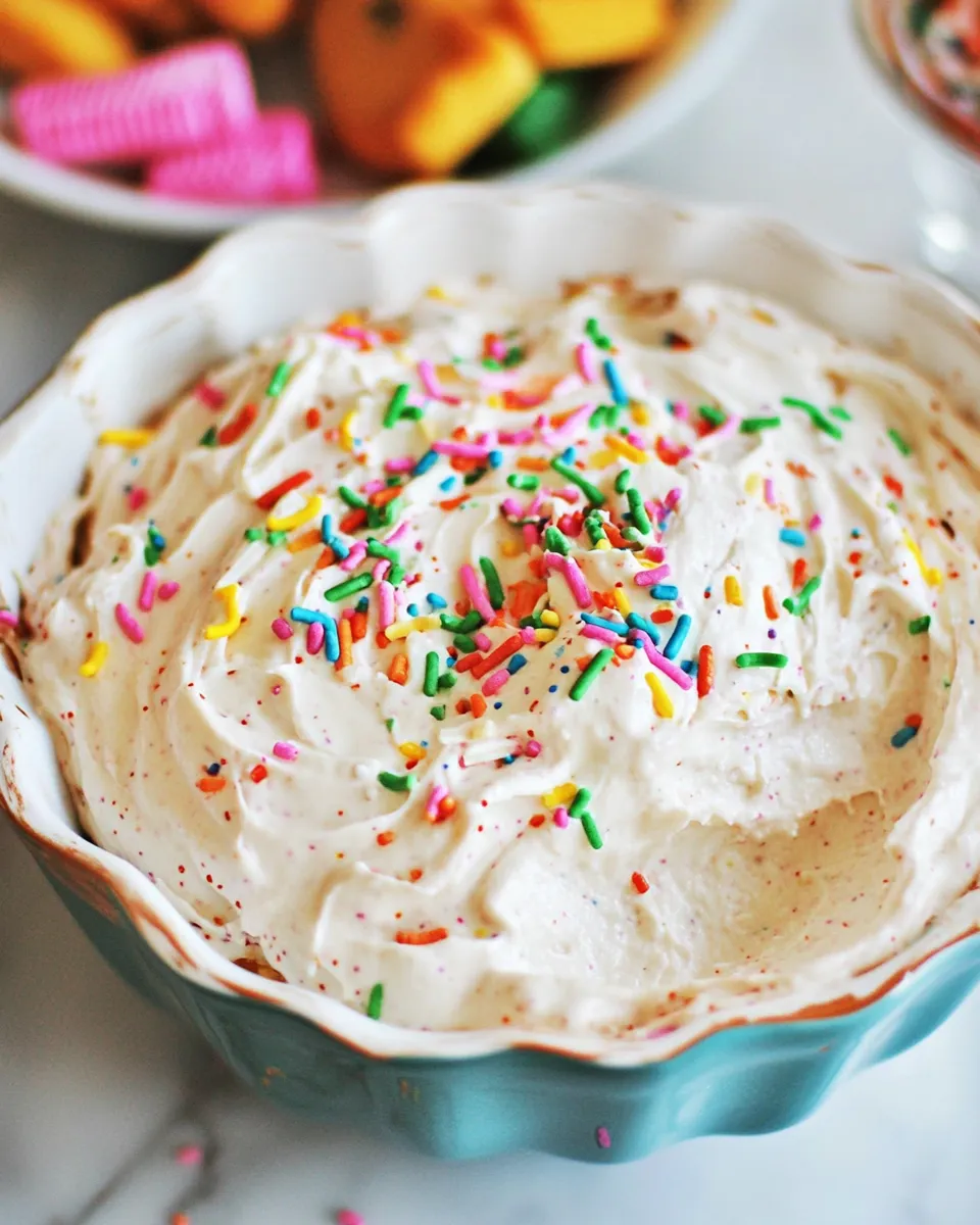 Tasty Funfetti Cake Dip shot