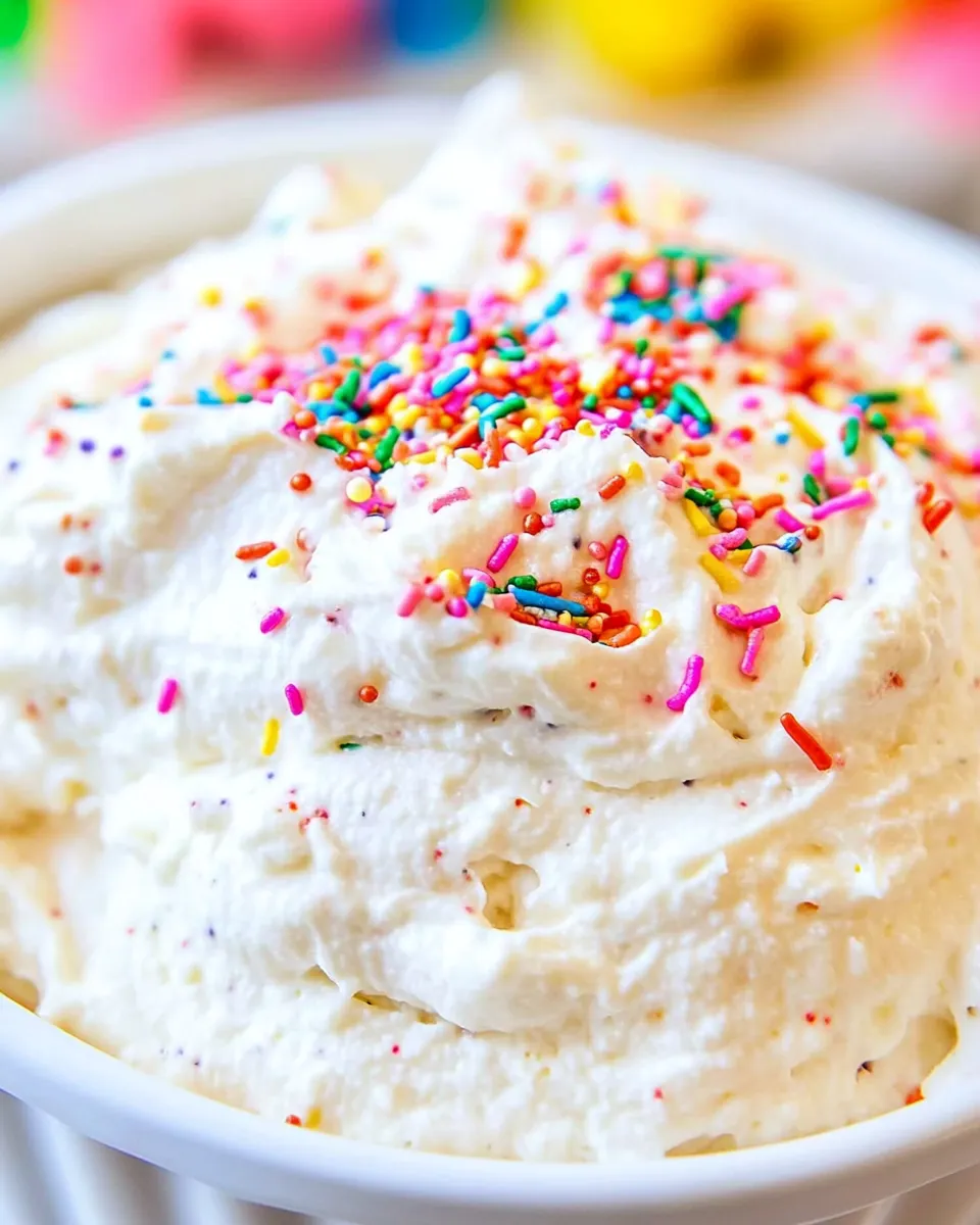 Easy Funfetti Dip recipe photo