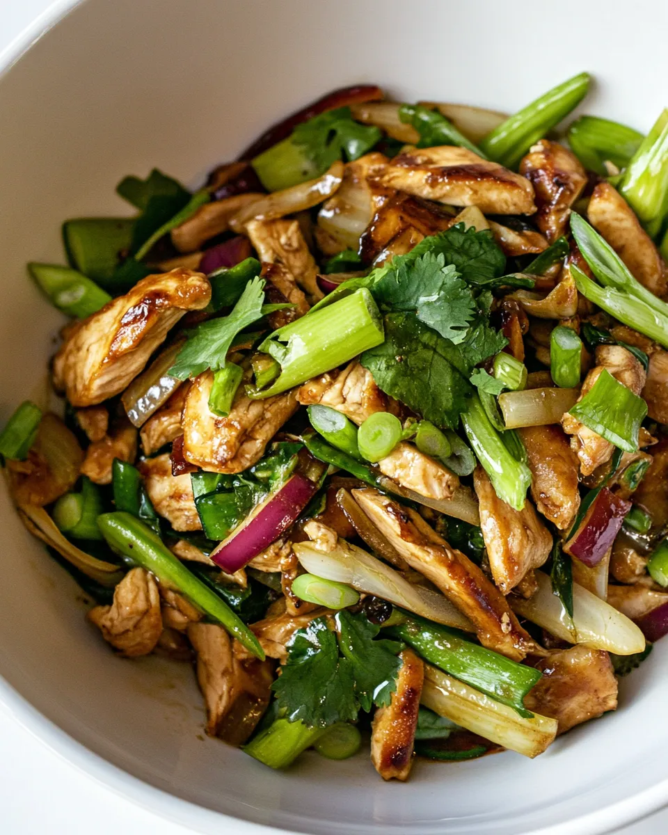 Homemade Garlic-Ginger Chicken Stir-Fry photo