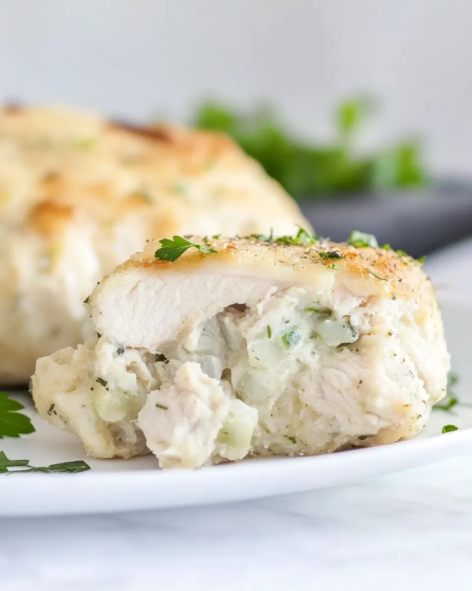 Homemade Garlic Herb Chicken Pillows photo