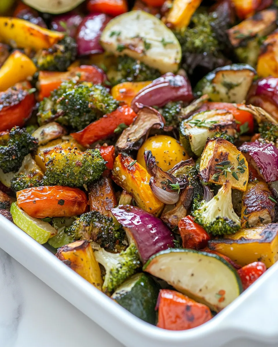 Easy Garlic Herb Roasted Vegetables recipe photo