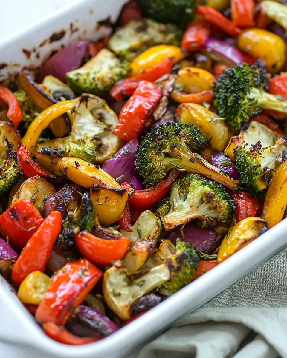Perfect Garlic Herb Roasted Vegetables dish photo