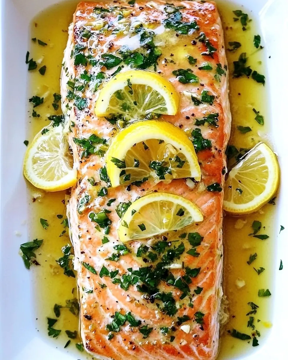Easy Garlic Lemon Butter Salmon photo