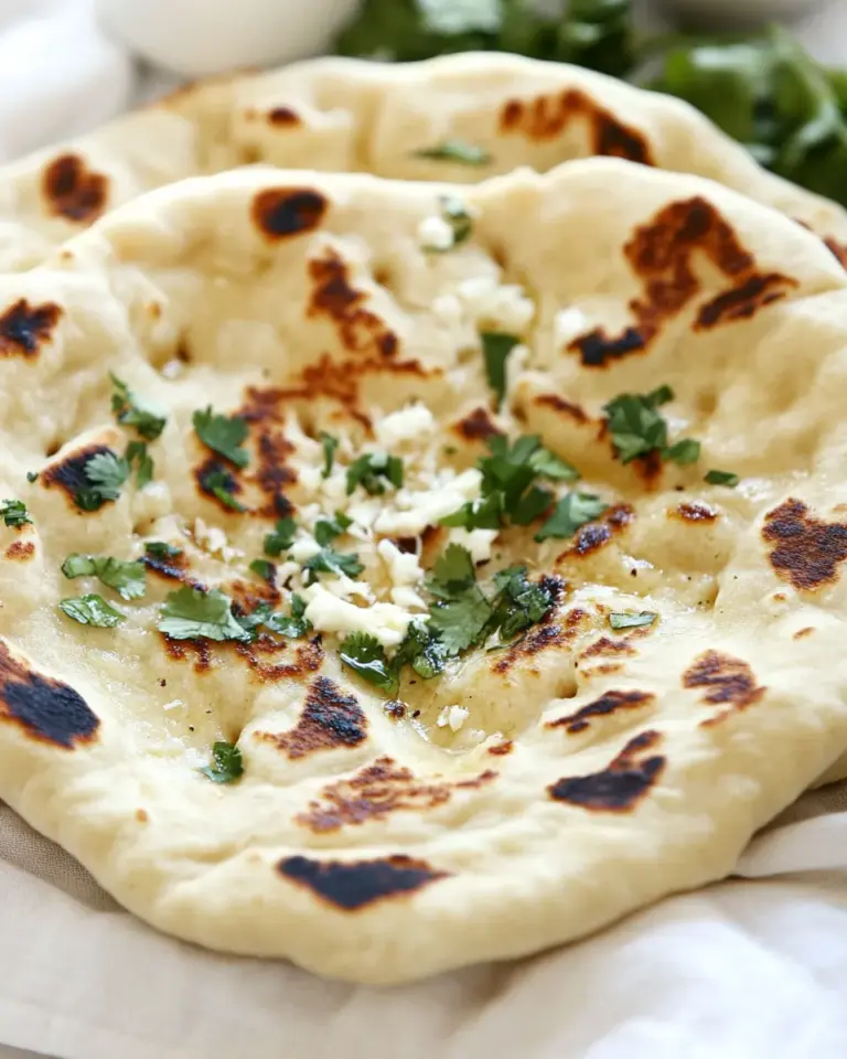 Homemade Garlic Naan photo