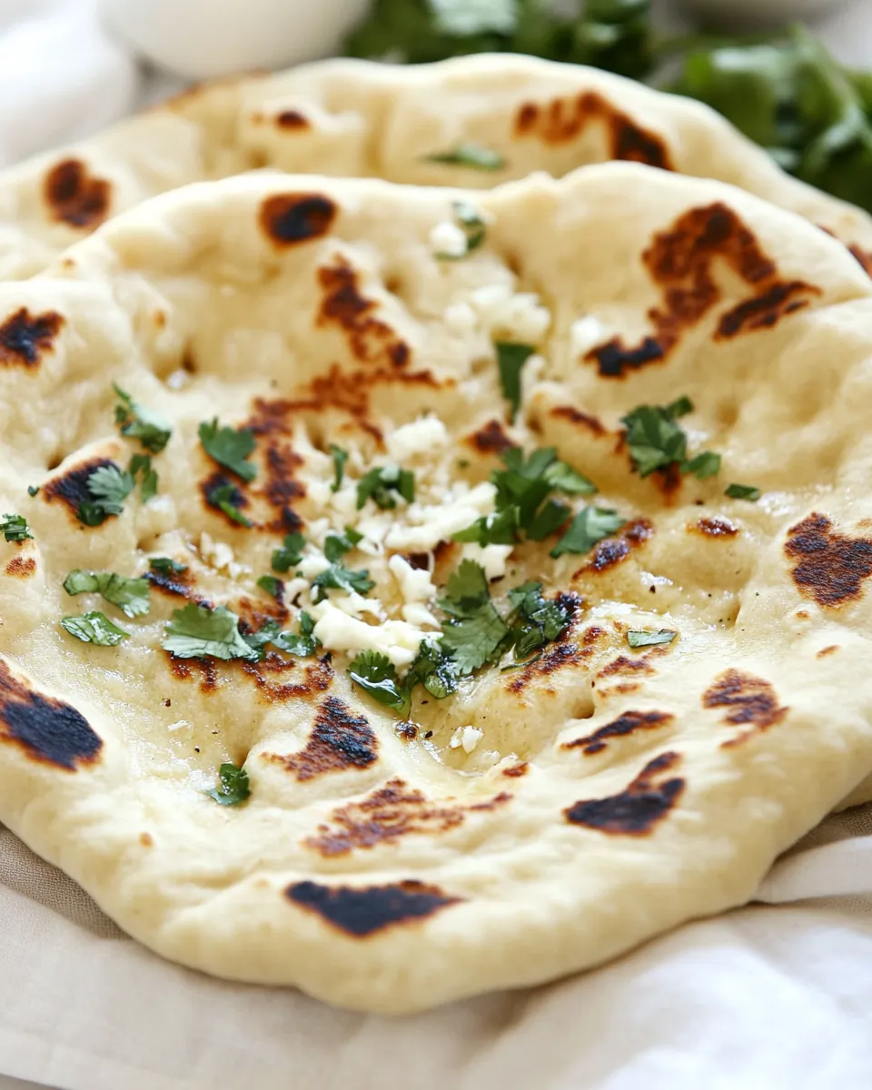 Homemade Garlic Naan photo