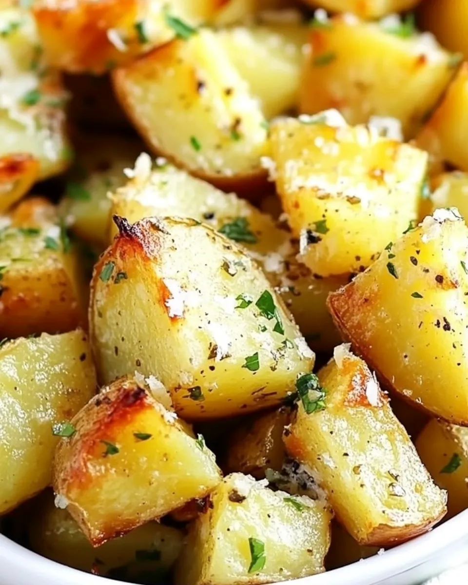 Delicious Garlic Ranch Roasted Potatoes Recipe image