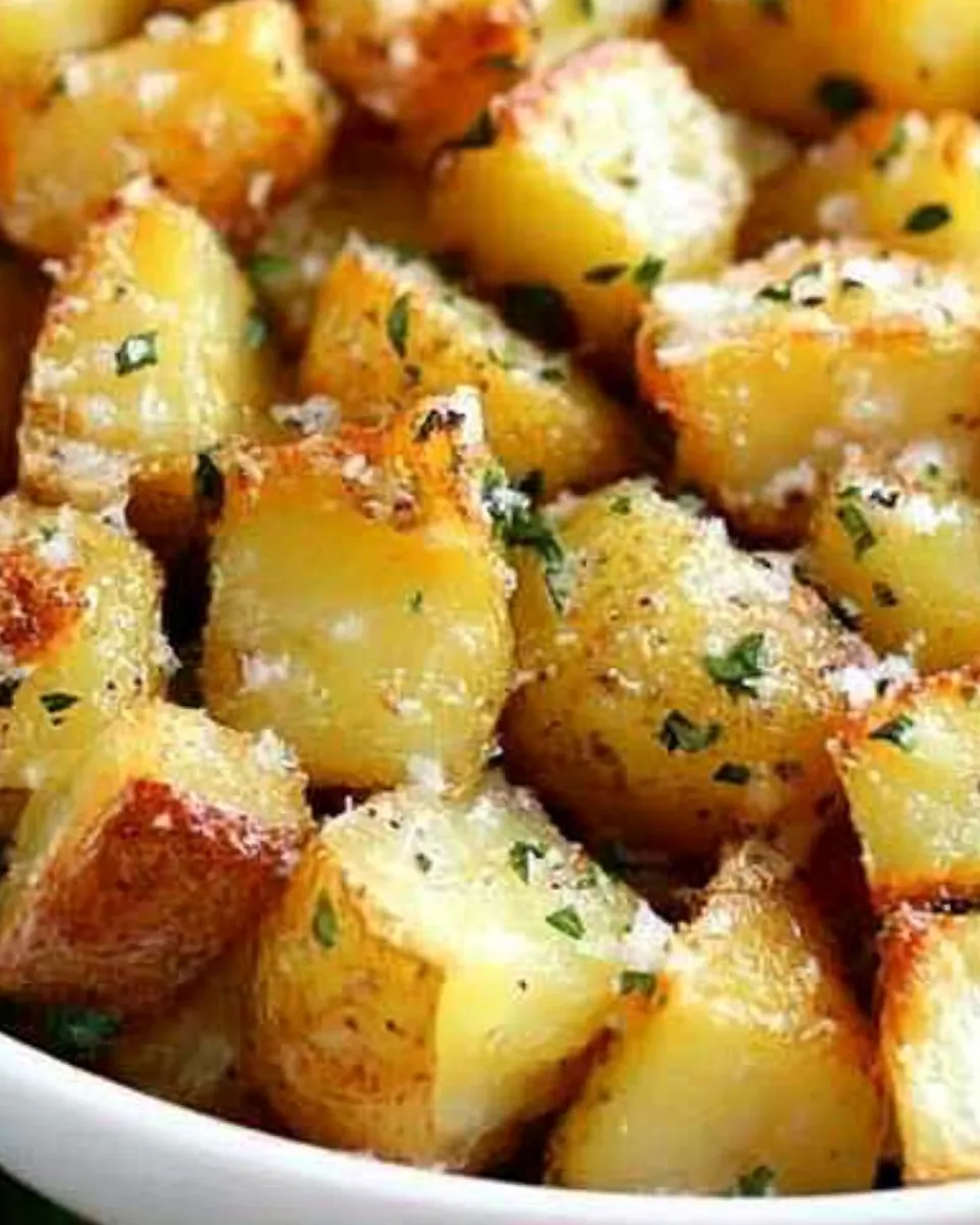 Easy Garlic Ranch Roasted Potatoes Recipe shot