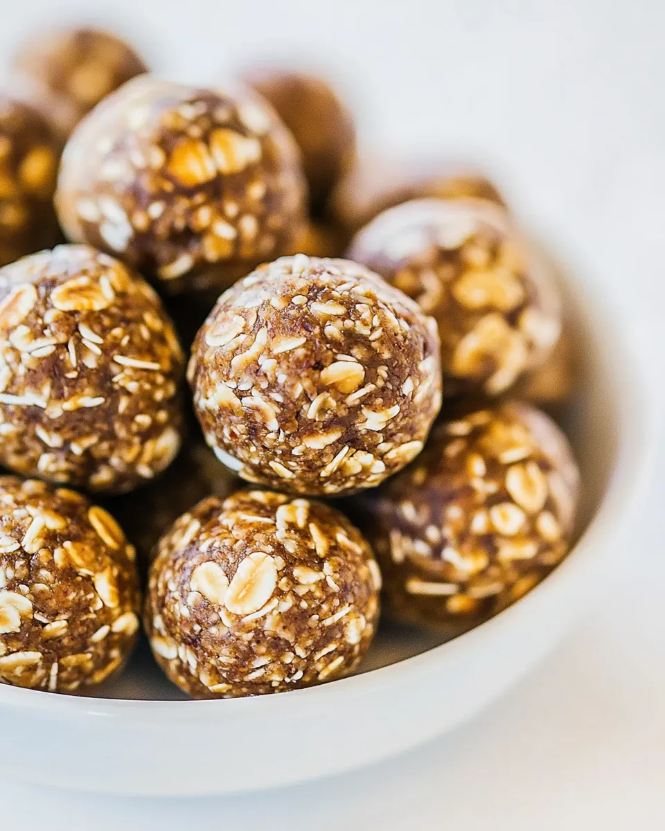 Easy Ginger Cookie Healthy Energy Balls recipe photo