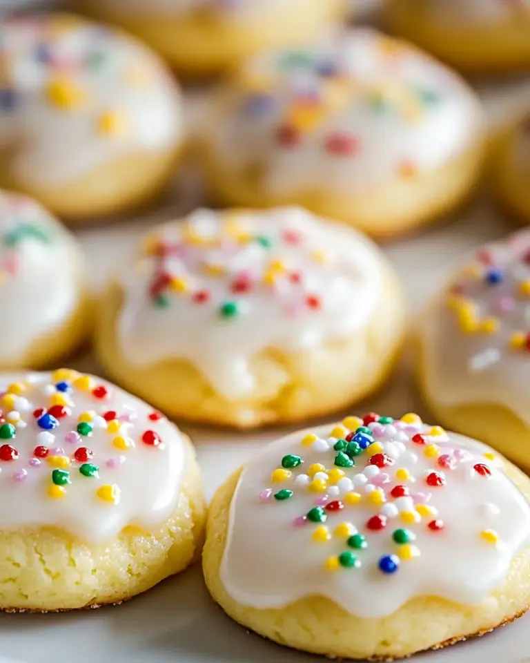 Homemade Glazed Lemon Sour Cream Cookies photo