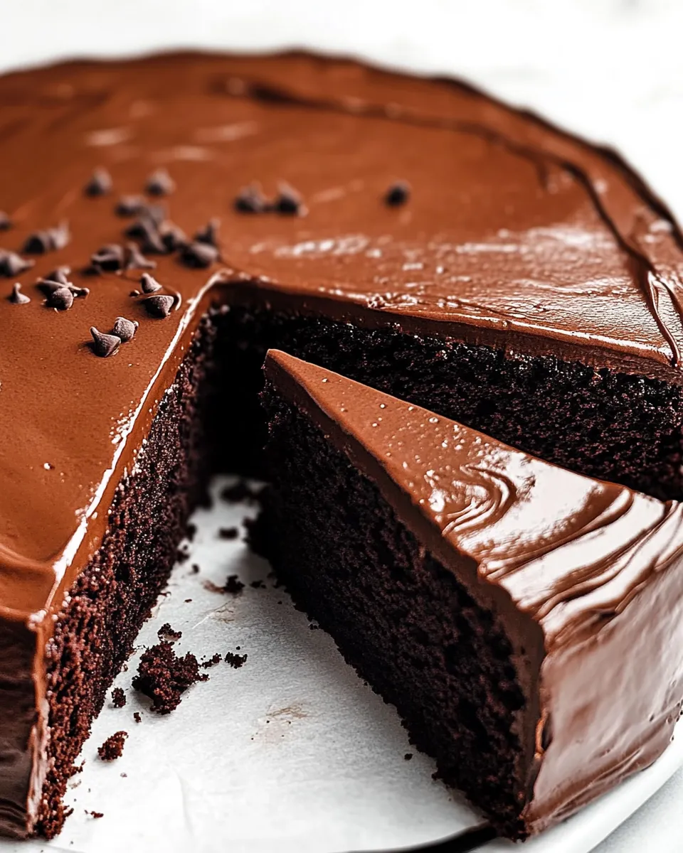 Delicious Gluten-Free Chocolate Cake shot