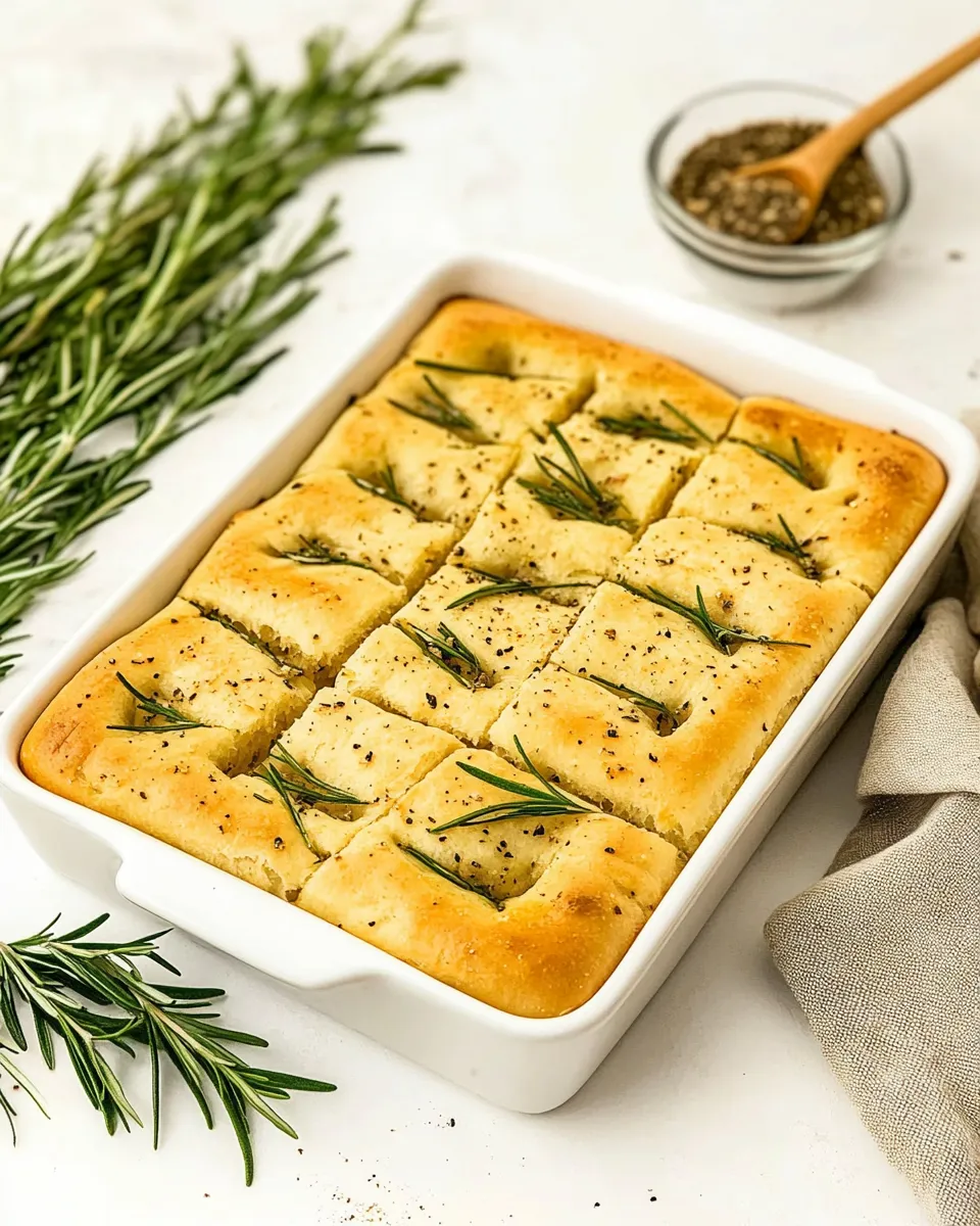 Easy Gluten-Free Focaccia Recipe dish photo