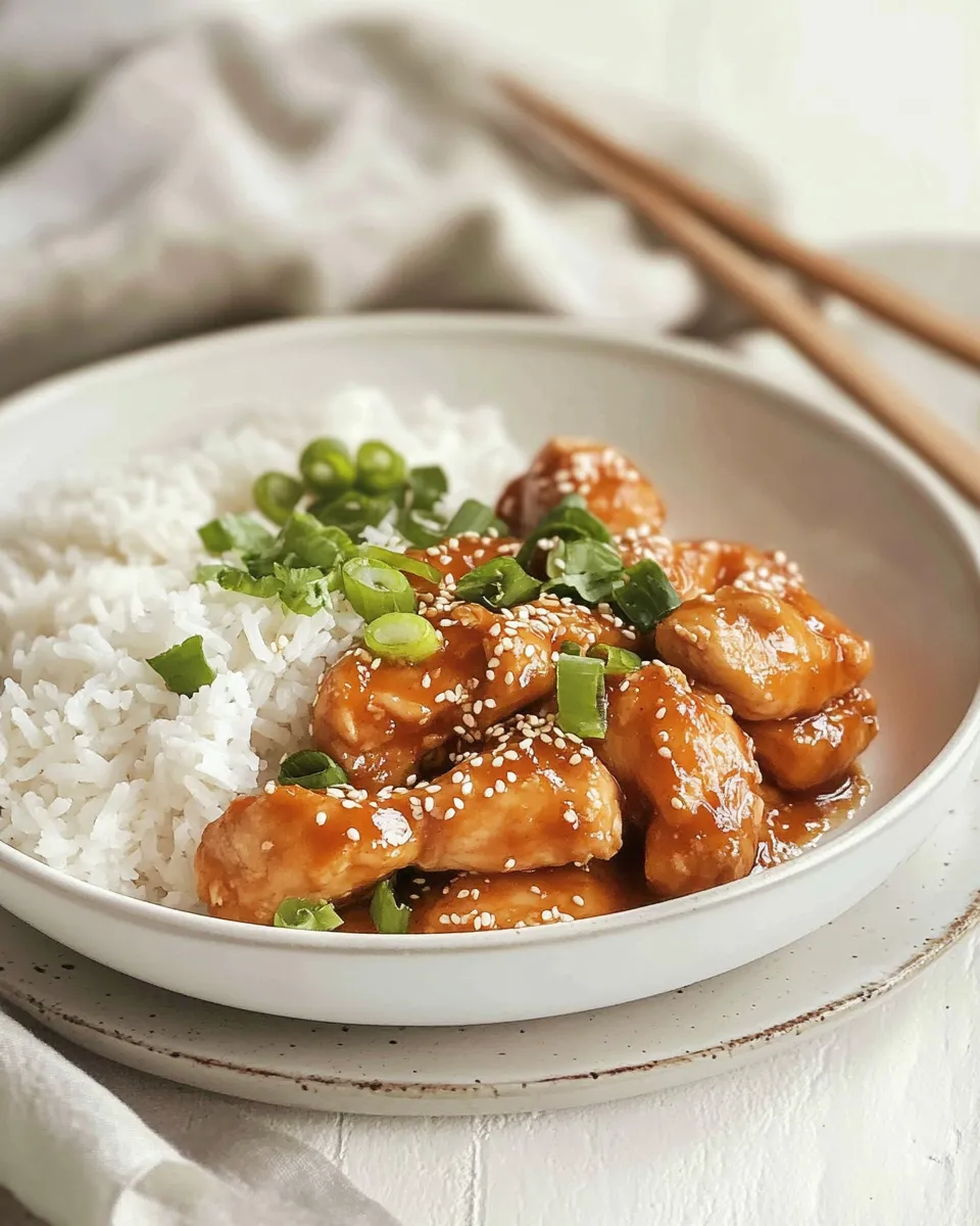 Quick Gochujang Chicken food shot