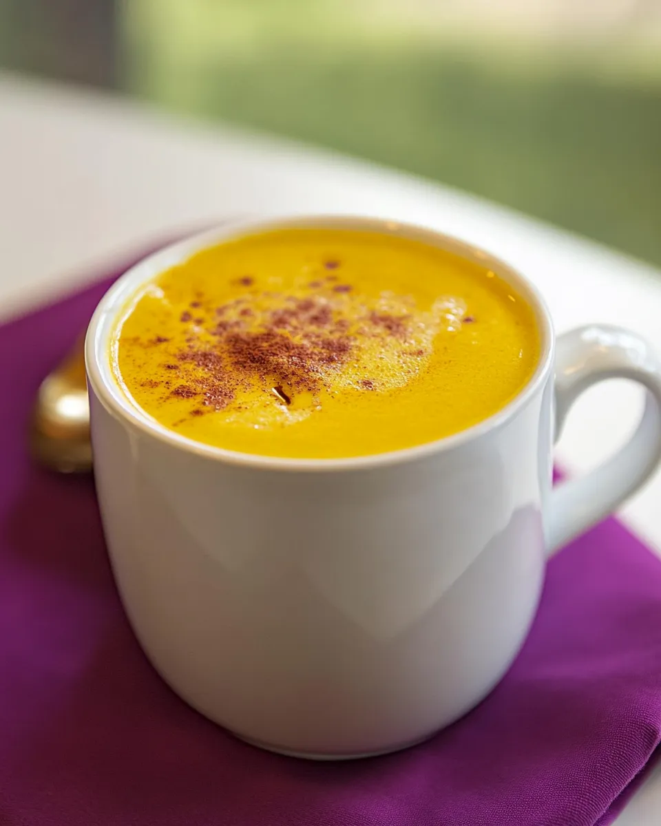 Delicious Golden Milk shot