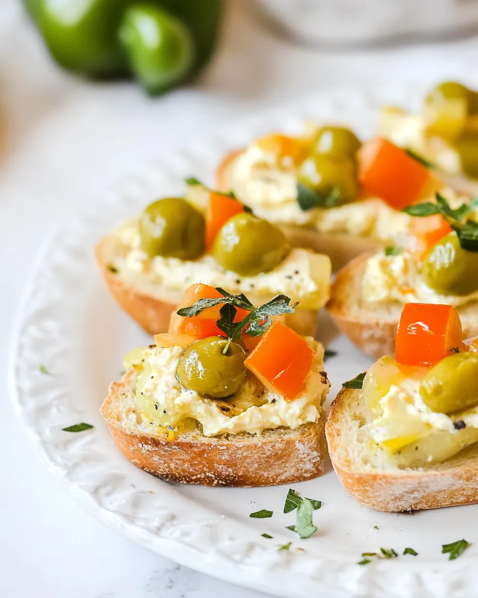 Easy Greek Crostini recipe photo