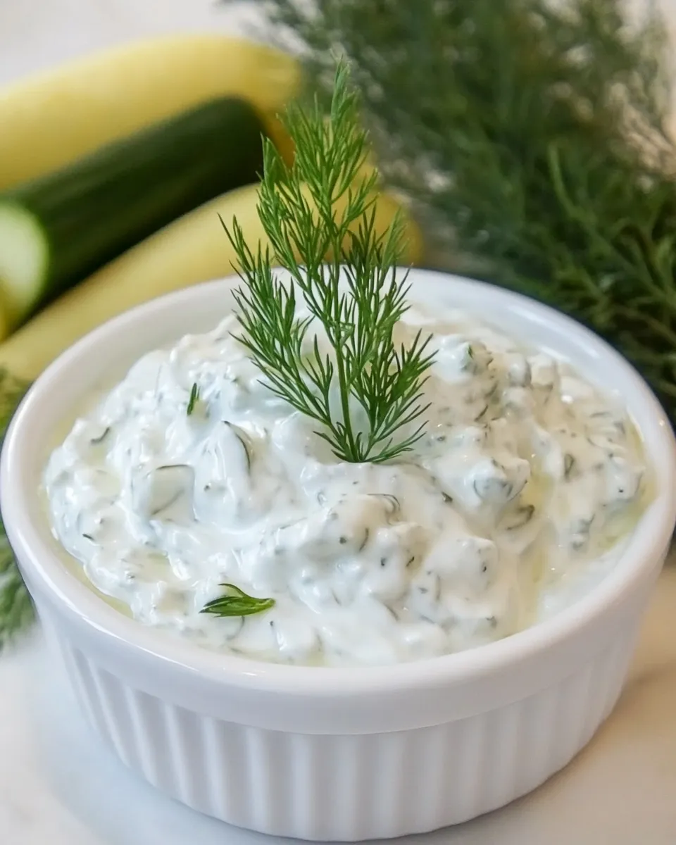 Classic Greek Tzatziki Sauce image