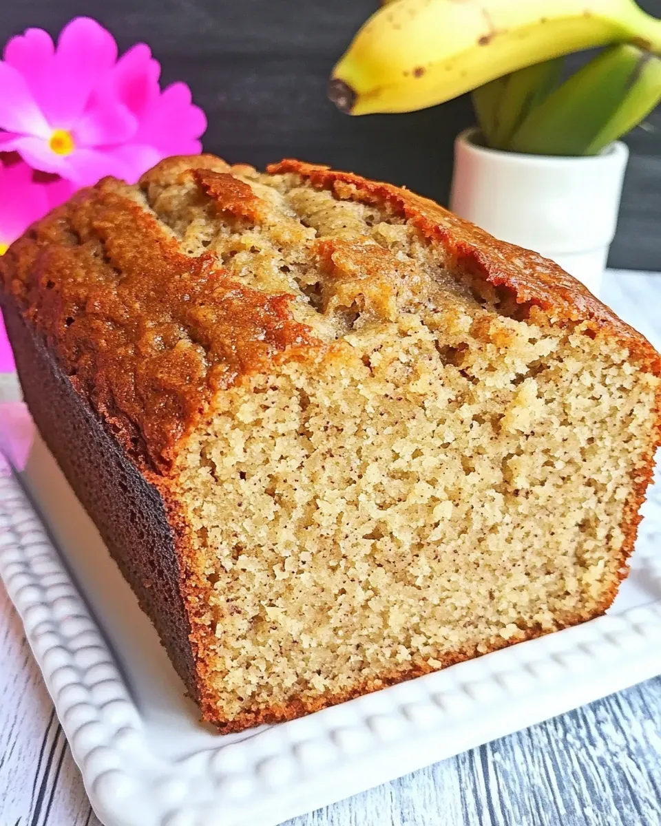 Delicious Greek Yogurt Banana Bread shot